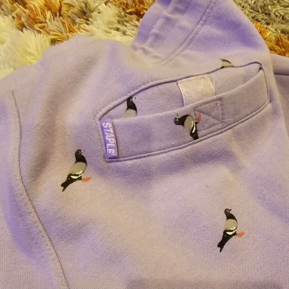 Staple Lavender Sweatpant /joggers with Pigeon Design 2XL - Picture 4 of 4
